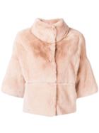 S.w.o.r.d 6.6.44 Cropped Sleeves Jacket - Nude & Neutrals