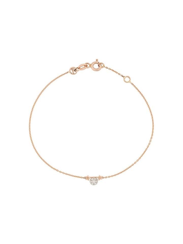 Kismet By Milka 14kt Rose Gold Gemini Diamond Charm Bracelet