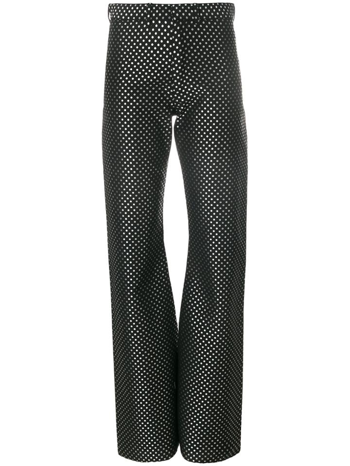 Marques'almeida Polka Dot Trousers - Black