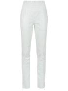 Clé Skinny Leather Pants - Green