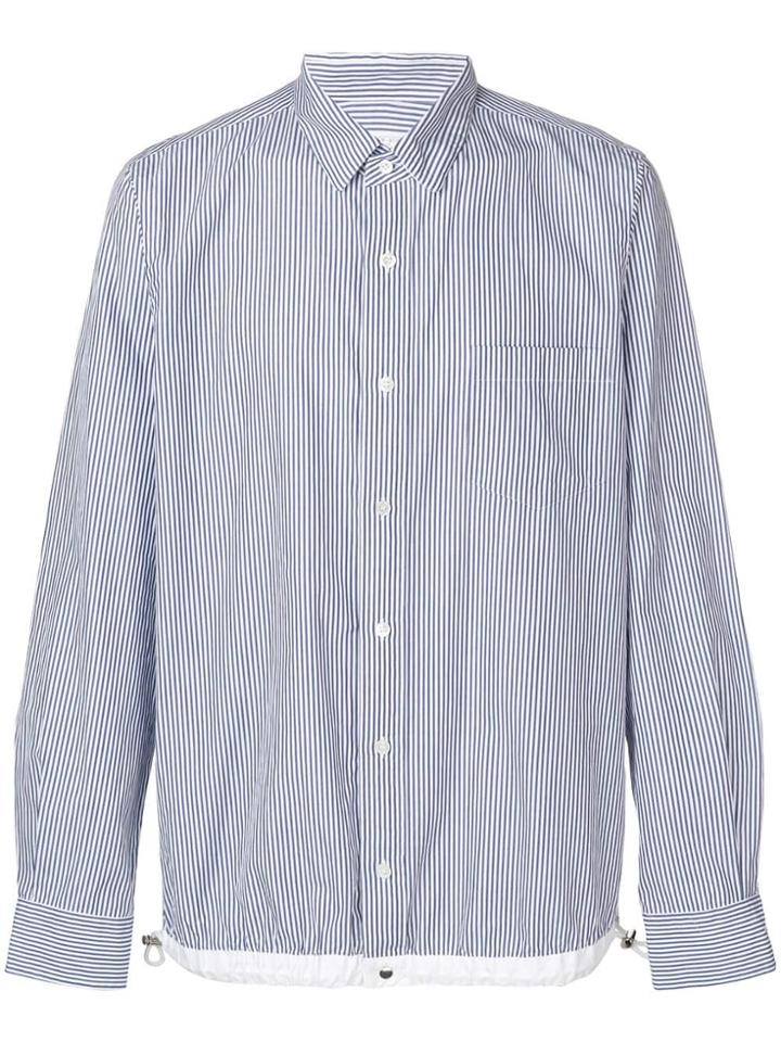 Sacai Elasticated Waistband Shirt - Blue