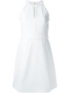 Victoria Victoria Beckham Piqué Mini Dress, Women's, Size: 8, White, Cotton