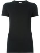 Brunello Cucinelli - Round Neck T-shirt - Women - Cotton/spandex/elastane - Xxl, Black, Cotton/spandex/elastane