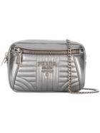 Prada Diagramme Bumbag - Silver