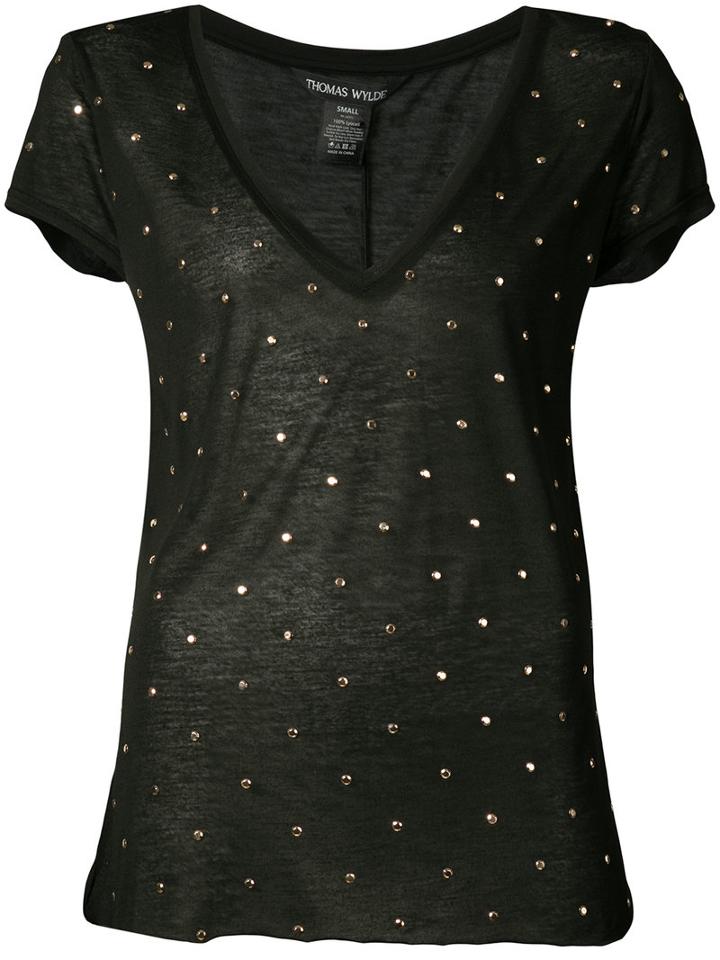 Thomas Wylde - Sweetgum Blouse - Women - Lyocell - Xs, Black, Lyocell