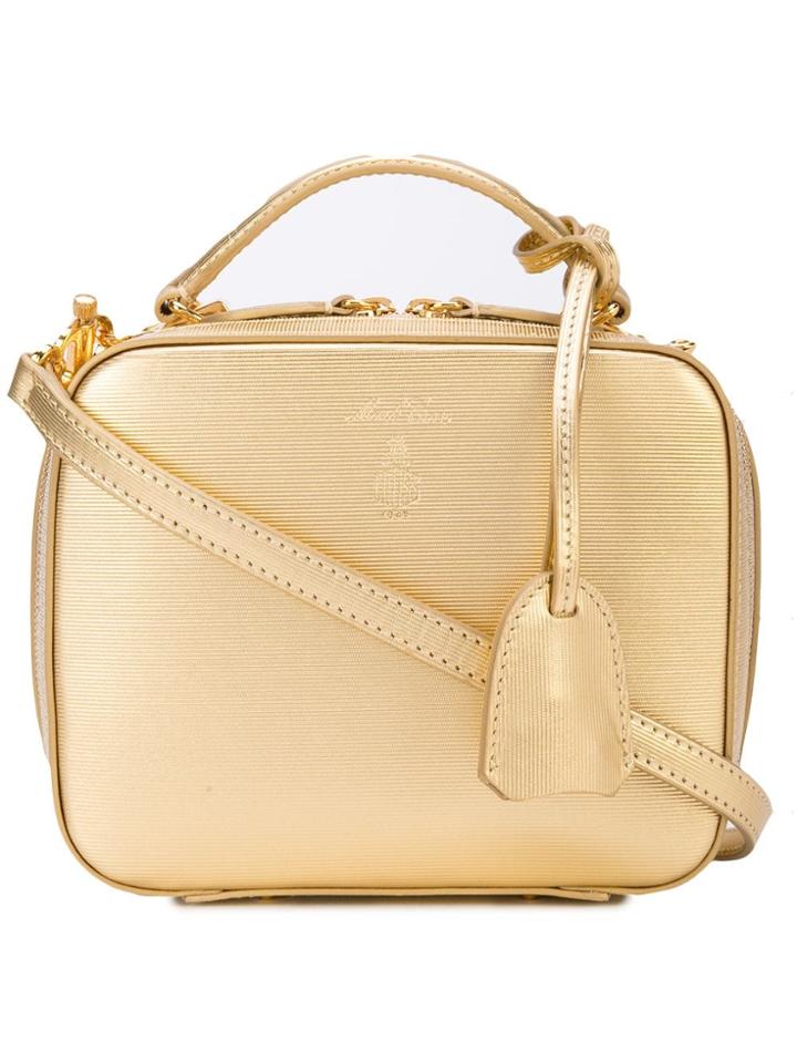 Mark Cross Baby Laura Crossbody Bag - Gold