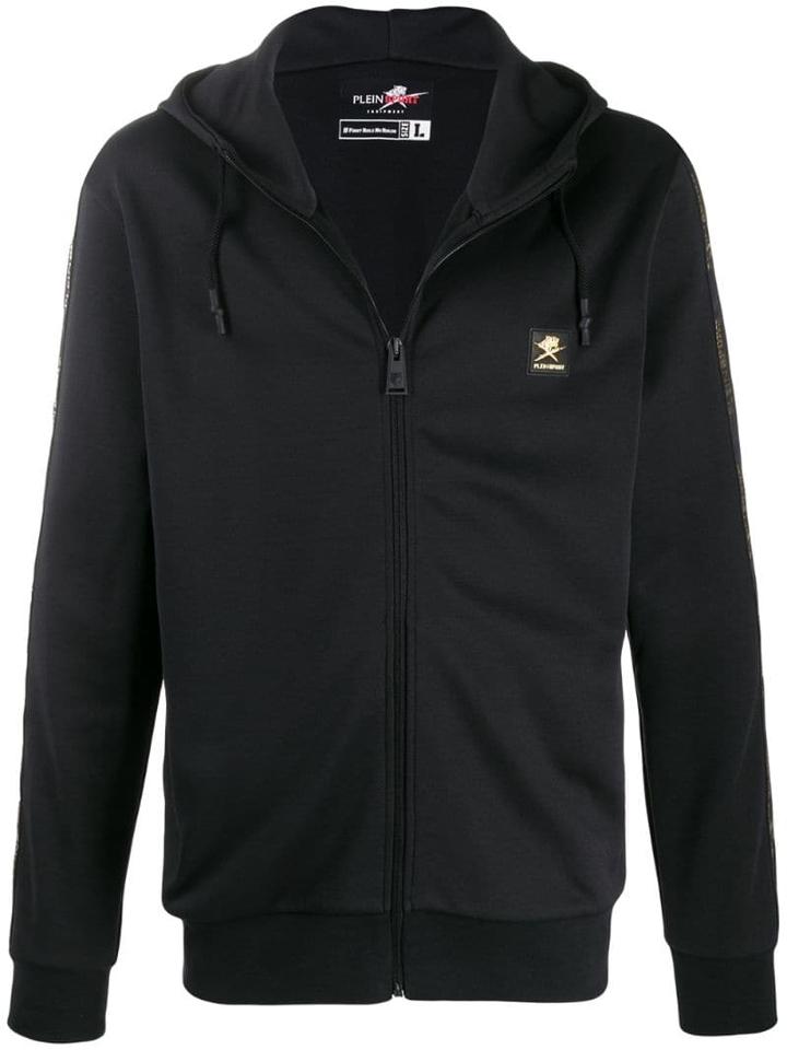 Plein Sport Relaxed Fit Hoodie - Black