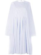 Ter Et Bantine - Striped Oversized Smock Dress - Women - Cotton - 44, Women's, White, Cotton