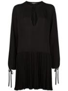 Dsquared2 Front Keyhole Design Dress, Women's, Size: 42, Black, Silk