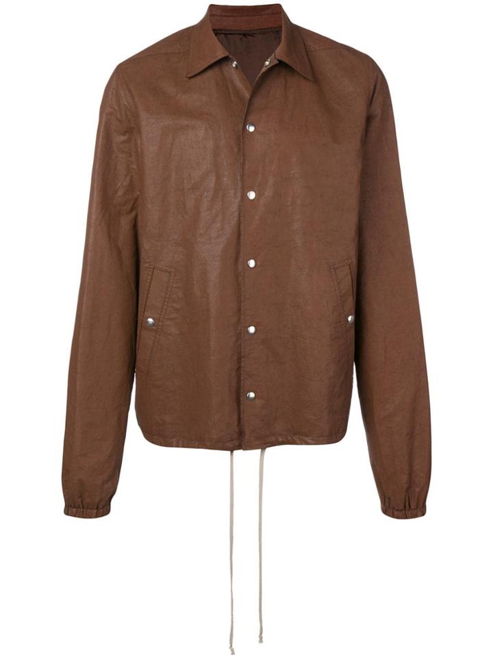 Rick Owens Overshirt Jacket - Brown
