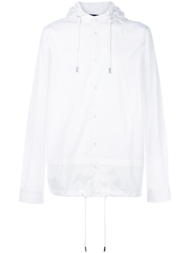 Diesel Black Gold Hooded Shirt Jacket - White