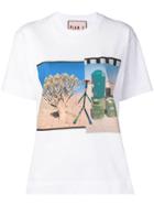 Plan C Collage Print T-shirt - White