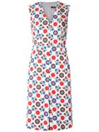 Reinaldo Lourenço Floral Print Dress - White
