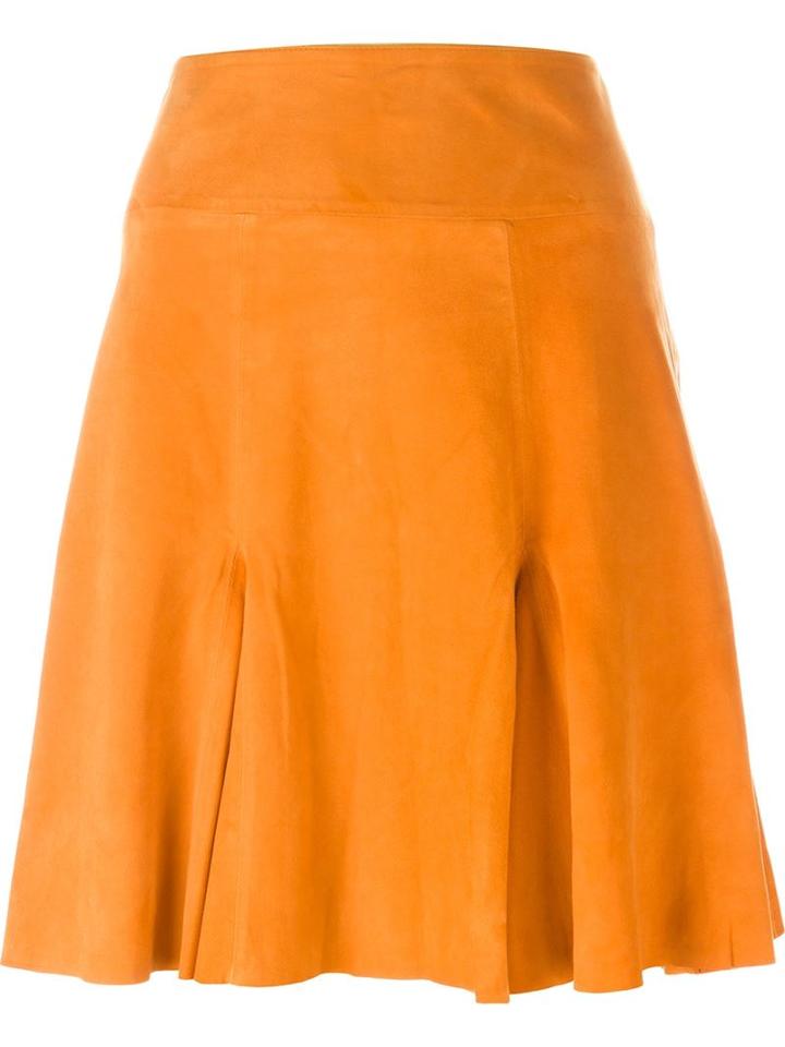Dagmar Lambskin Skirt