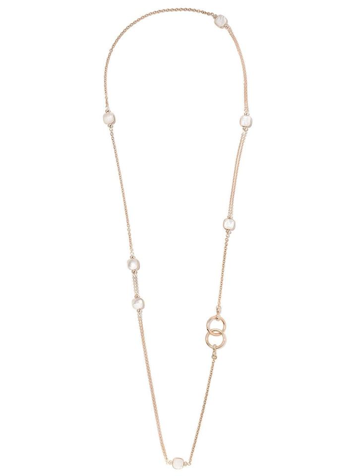 Pomellato 18kt Rose And White Gold Nudo Mother-of-pearl And White