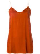 Forte Forte Cami Top, Women's, Size: 3, Yellow/orange, Silk/viscose