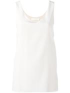 Chloé V-neck Camisole, Women's, Size: 34, White, Silk/acetate