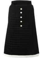 Chanel Vintage Neoprene Skirt - Black
