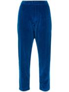 Barena Cropped Straight Trousers - Blue