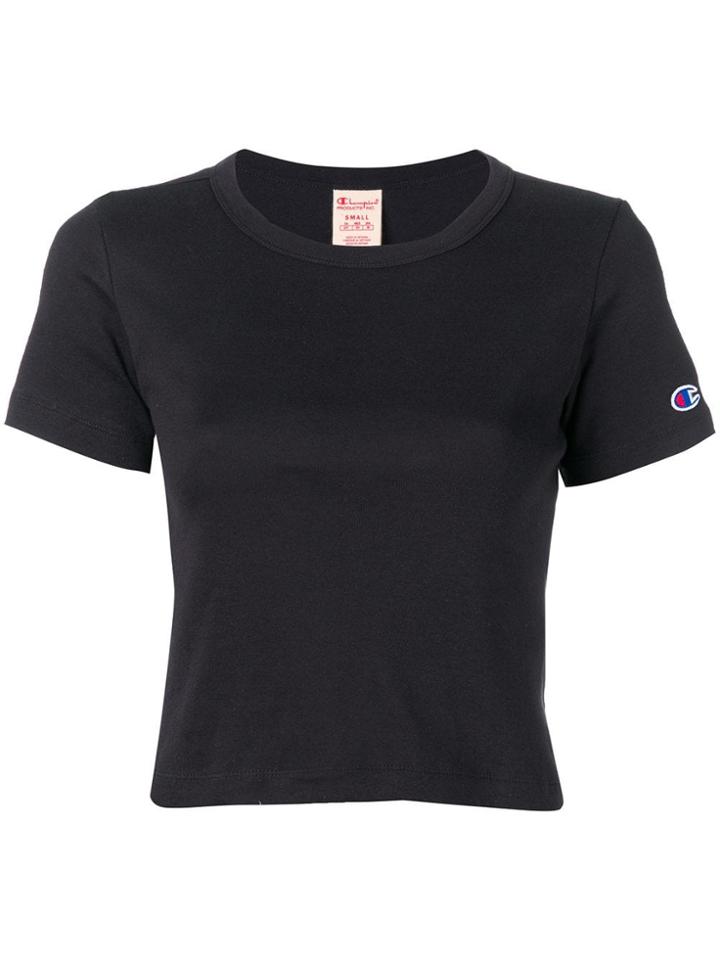 Champion Cropped T-shirt - Black