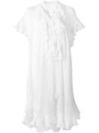 Chloé Oversized Crepe Shirt Dress