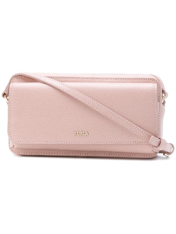 Furla Zipped Shoulder Bag - Pink