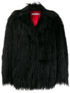 Philosophy Di Lorenzo Serafini Oversized Faux-fur Jacket - Black