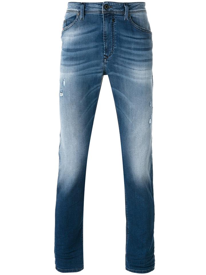 Diesel 'splender' Skinny Jeans, Men's, Size: 34, Blue, Cotton/polyester/spandex/elastane