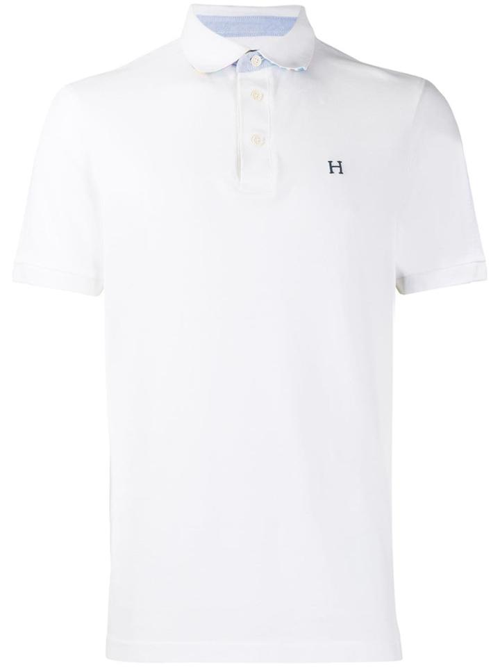 Hackett Boat Swim Trim Polo - White