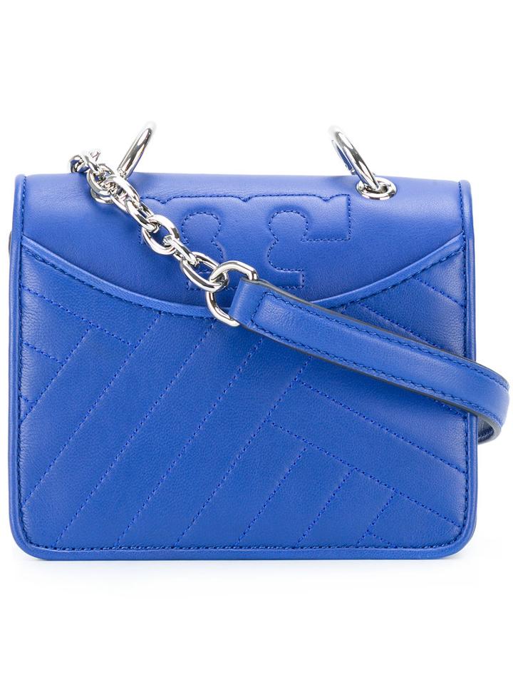 Tory Burch Alexa Shoulder Bag, Women's, Blue, Leather