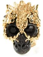 Alexander Mcqueen Skull Cocktail Ring