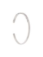 Maria Black Bridge Bangle - Silver