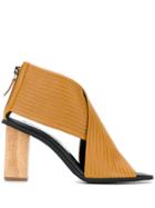 Christian Wijnants Wooden Heel Sandals - Brown