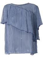 Antik Batik Striped Blouse - Blue