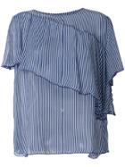 Antik Batik Striped Blouse - Blue