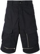 Stone Island Shadow Project - Zipped Deck Shorts - Men - Cotton/spandex/elastane - 50, Blue, Cotton/spandex/elastane