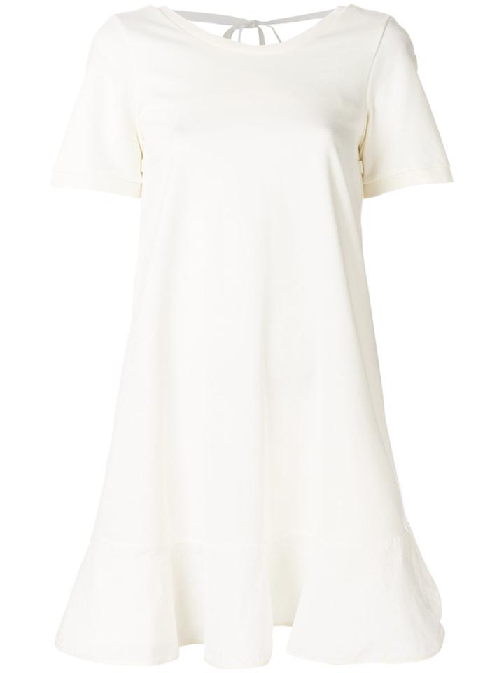 Moncler Flared Mini Dress - White