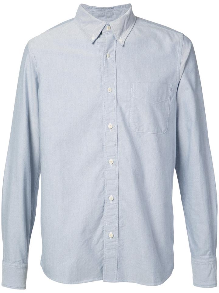 Visvim - Oxford Shirt - Men - Cotton - 3, Blue, Cotton