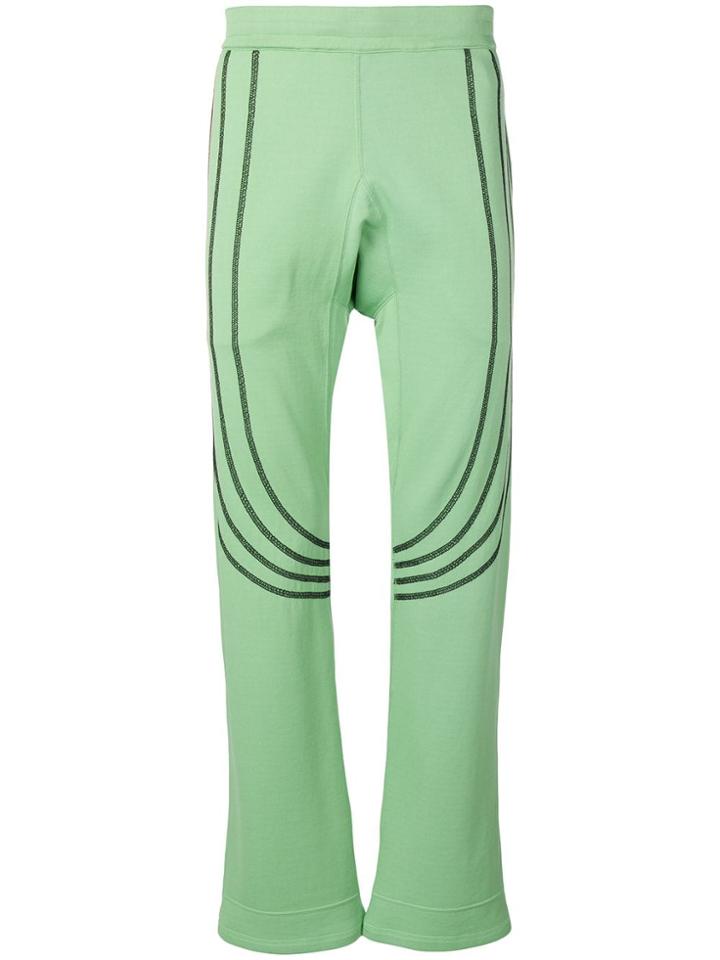 Kiko Kostadinov Stripe Track Pants - Green