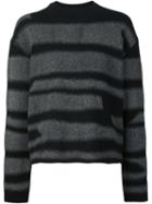 Proenza Schouler Striped Sweater, Women's, Size: Small, Grey, Merino