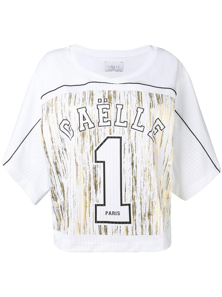 Gaelle Bonheur - Sports T-shirt - Women - Cotton/polyester - 2, Women's, White, Cotton/polyester