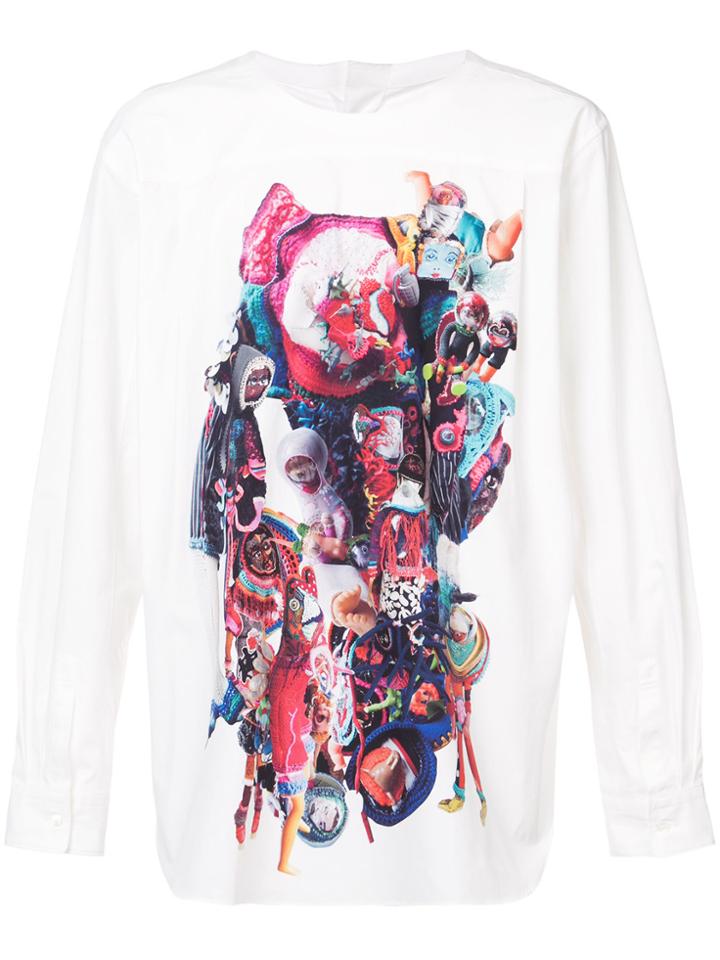 Comme Des Garçons Homme Plus Reversible Button Front Shirt - White