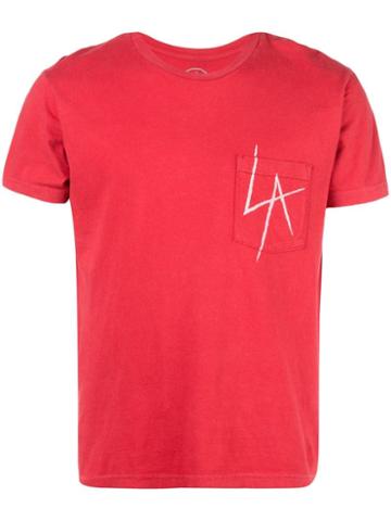 Local Authority Printed Logo T-shirt - Red