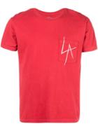 Local Authority Printed Logo T-shirt - Red