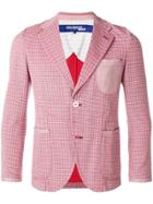 Junya Watanabe Comme Des Garçons Vintage Stitch Checked Blazer - Red