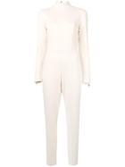 Versace Vintage 1990's Slim Fitted Jumpsuit - White