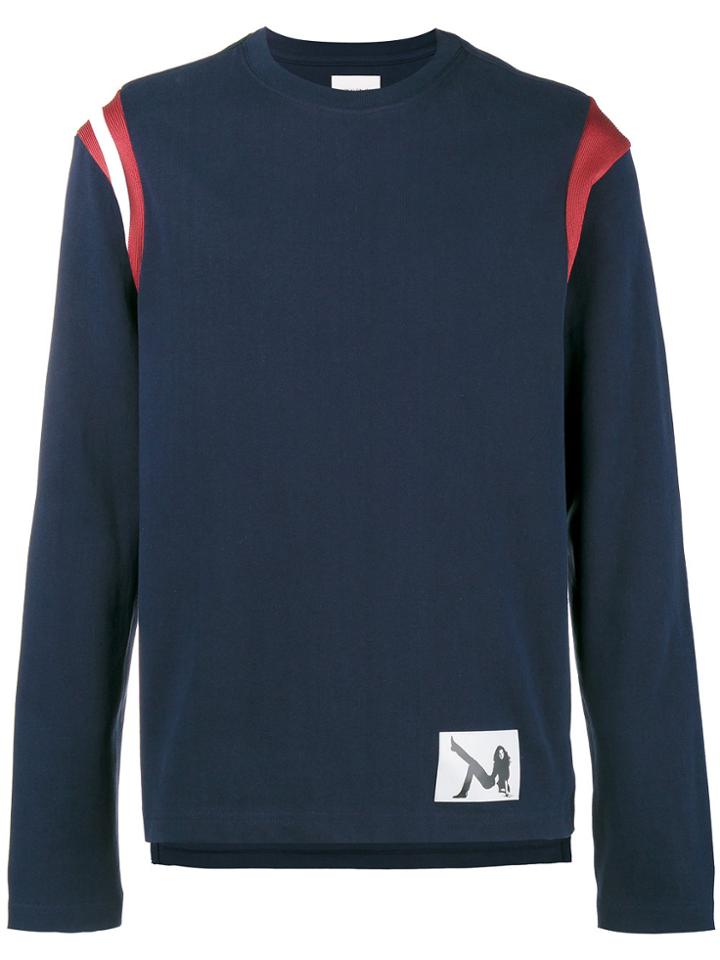 Calvin Klein 205w39nyc Brooke Long Sleeve T Shirt - Blue