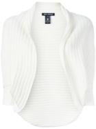 Iris Von Arnim Three-quarters Sleeve Ribbed Cardigan, Women's, Size: Xs, Nude/neutrals, Cashmere