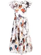 Dolce & Gabbana Animal-print Midi Dress - Multicolour