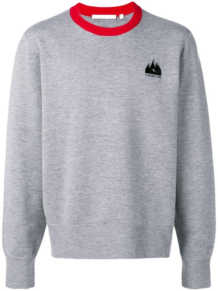 Helmut Lang Mountain Logo Sweatshirt - Grey